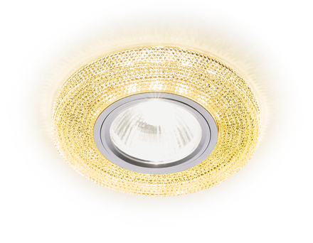 Ambrella Встраиваемый точечный светильник MR16 с LED подсветкой Compo Spot S290 GD