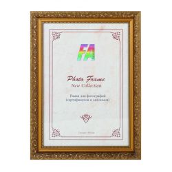 Фоторамка FA Садко 40х50 пластиковая семейная цвет золотой гобелен | FA фототовары