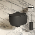 Унитаз Abner 103T20201R (545*360*330) МАТОВЫЙ ЧЕРНЫЙ подвесной БЕЗОБОДКОВЫЙ, 1 место