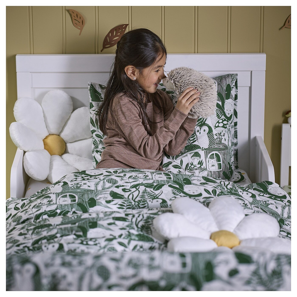 IKEA SKOGSDUVA  (ИКЕА СКОГСДУВА)  -  Плюшевая игрушка, ежик/бежевый, 21 см