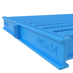 Угловой сегмент ACON 245x34мм, цвет белый, синий, голубой, серый, черный