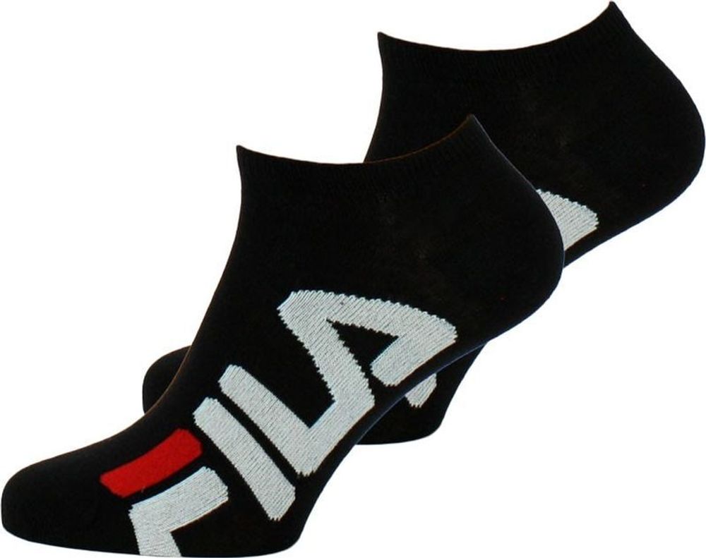 Теннисные носки Fila Invisible socks 2P - black