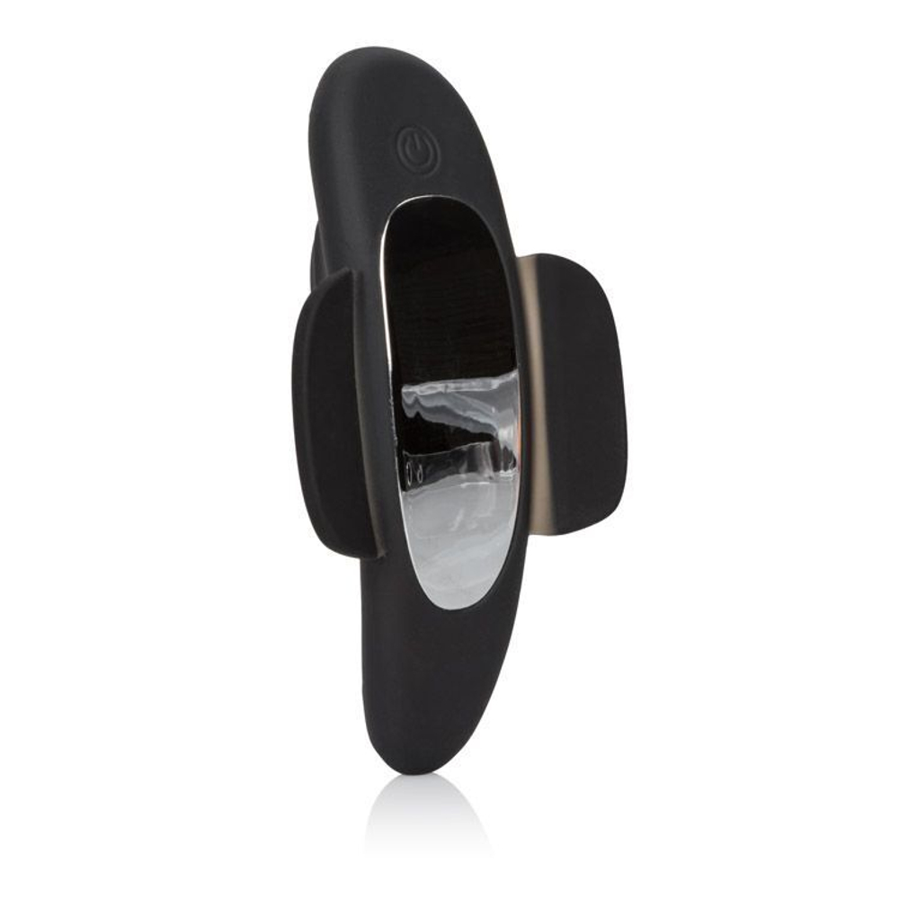 Чёрный вибростимулятор для ношения в трусиках Lock-N-Play Remote Panty Teaser (Цвет: черный)