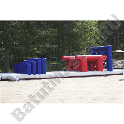 Надувная полоса препятствий "Полоса стена"