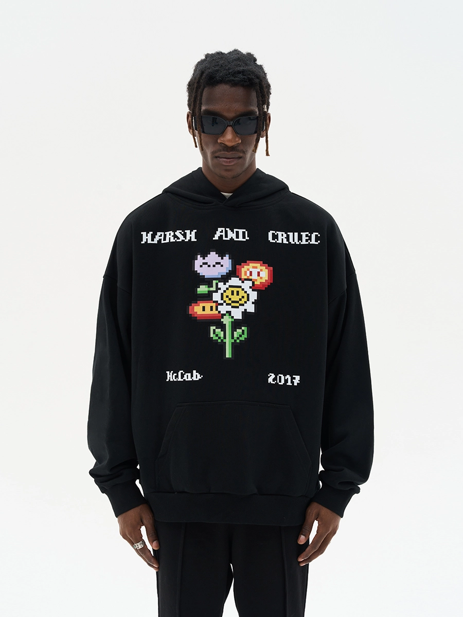 Худи HARSHandCRUEL "PixeLs" Oversized Hoodie