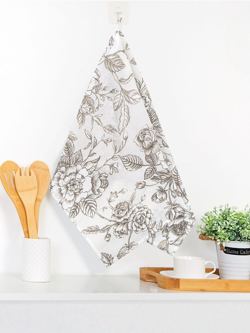 Набор кухонных полотенец, 3 шт , 45х60 см , рогожка