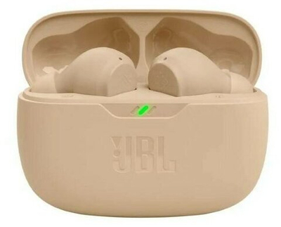Беспроводные наушники JBL Wave Beam, USB Type-C, бежевый