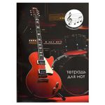 Тетрадь для нот А4, 12л. на скрепке, вертикальная, Феникс+ Красная гитара