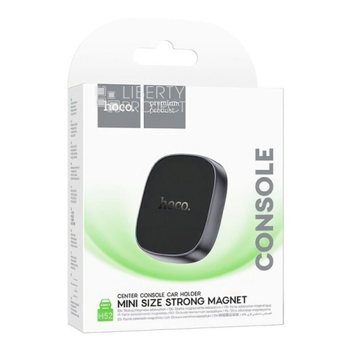 Держатель телефона на панель, магнитный черный (HOCO.)