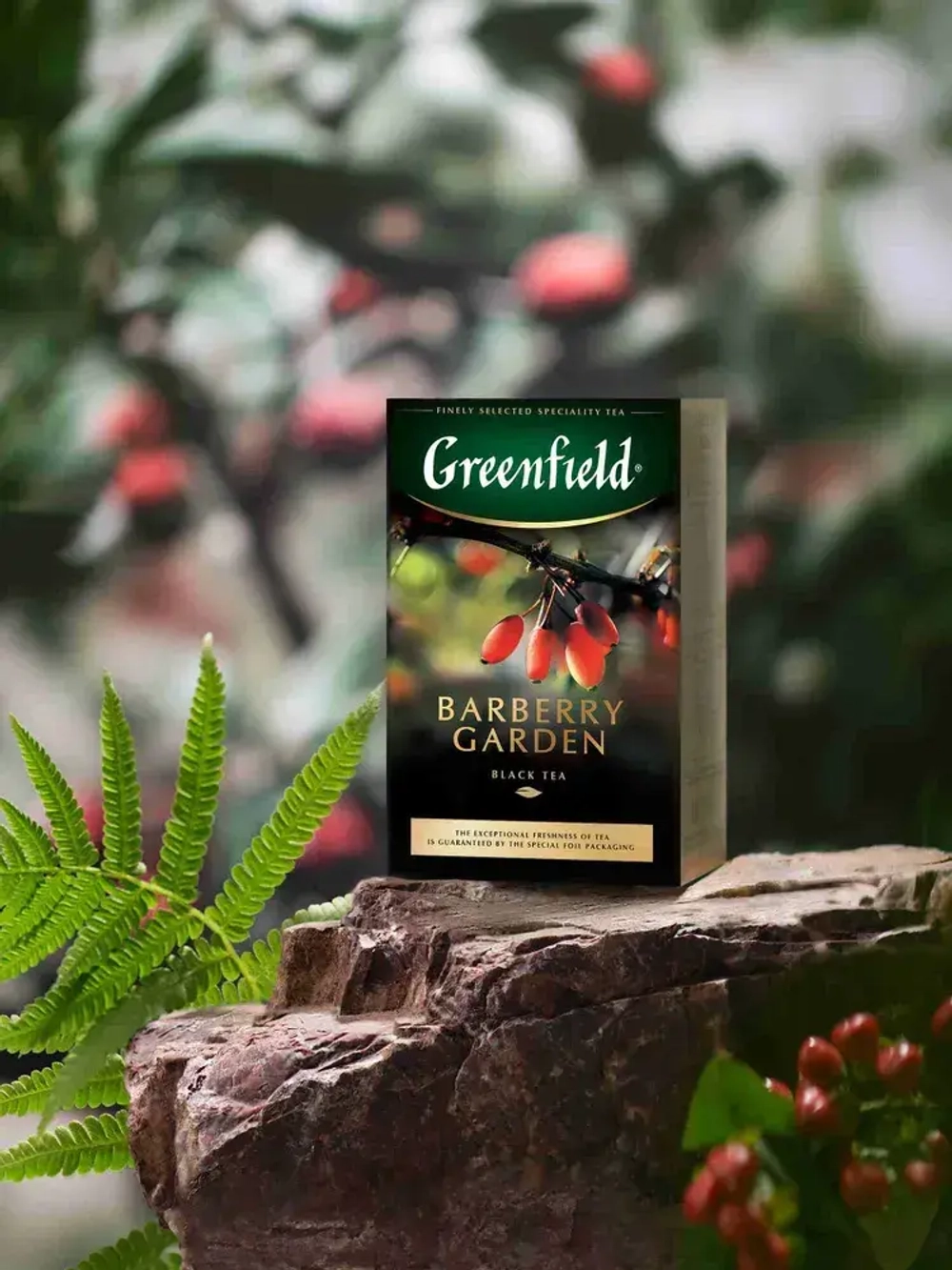 Чай листовой чёрный Greenfield Barberry Garden, 100 г