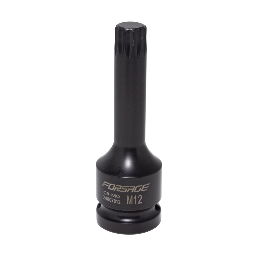 Головка-бита SPLINE ударная M12, 1/2'' Forsage F-24807812