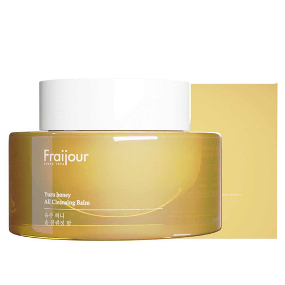 Fraijour Бальзам для лица гидрофильный «прополис» - Yuzu honey all cleansing balm, 50мл