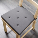 Подушка на стул JUSTINA, серый, 42*40*4 см