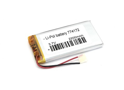 Аккумулятор Li-Pol (батарея) 7.7*41*72мм 2pin 3.7V/2200mAh