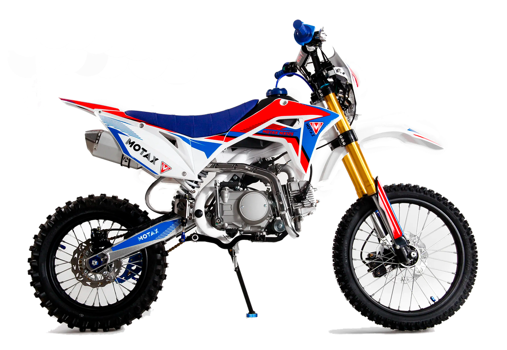 Питбайк MOTAX MX 125 (17/14) белый-белый-синий