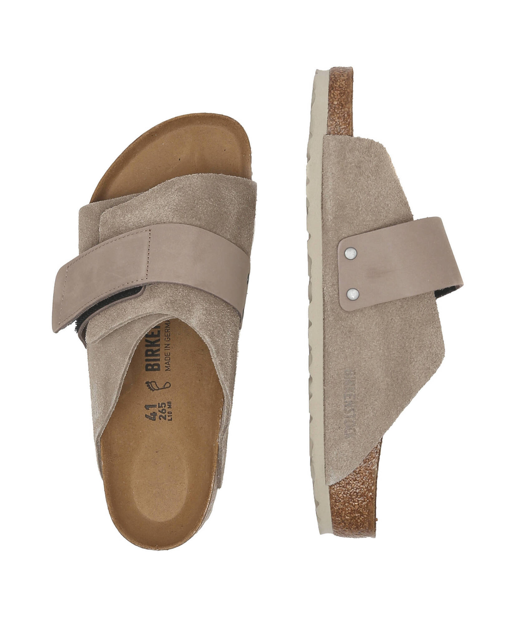 Кожаные шлепанцы kyoto Birkenstock - коричневый(1015572)