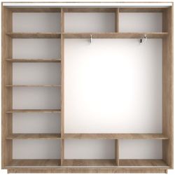 Шкаф-купе "Экспресс Экспенс Трио" (Белый снег) 2400х2100х450, МК Е1, г.Белореченск