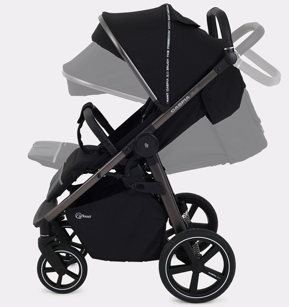 Детская прогулочная коляска Rant Caspia 2.0 Black