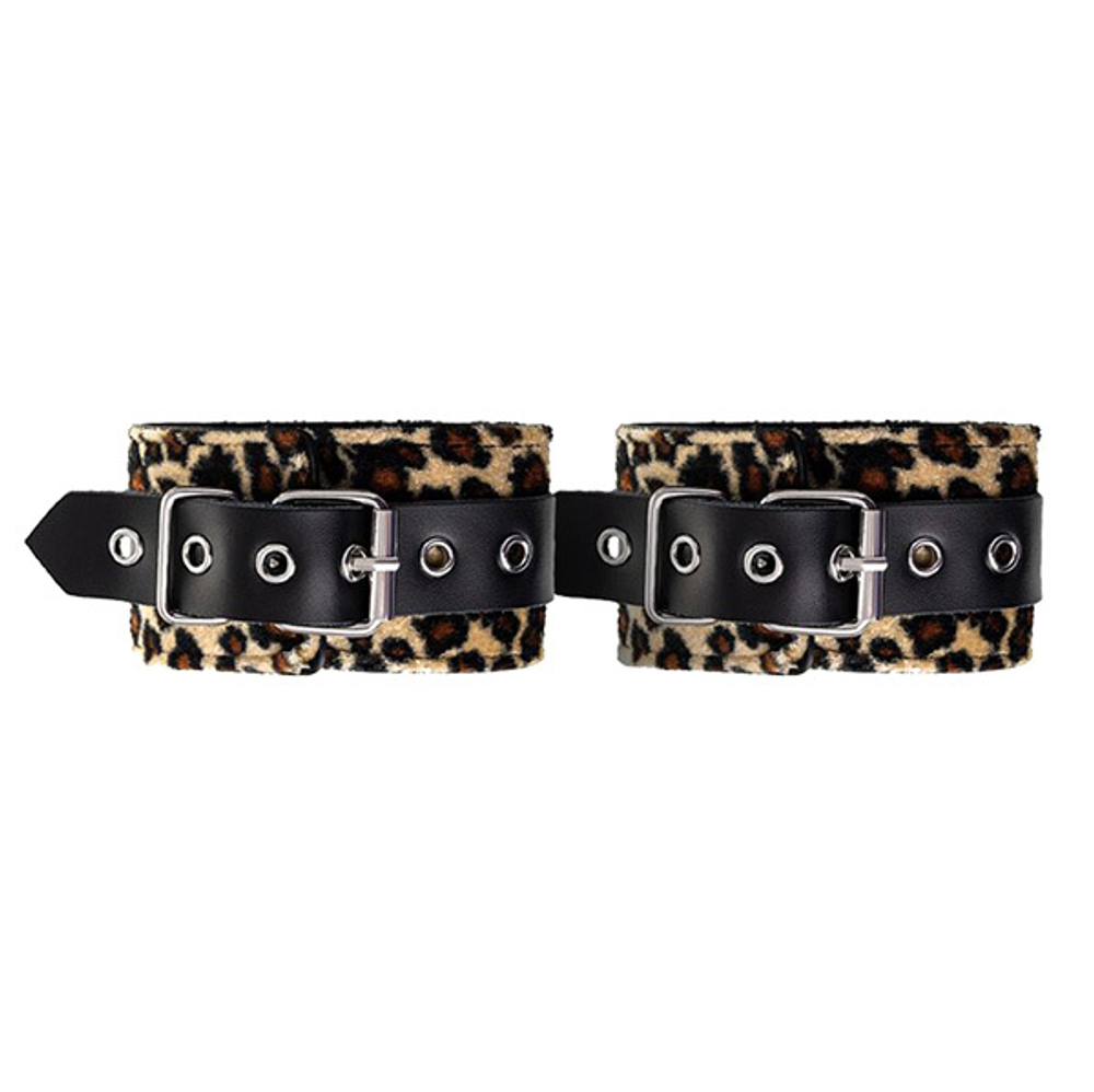 Наручники с анималистическим принтом ToyFa Anonymo 310102