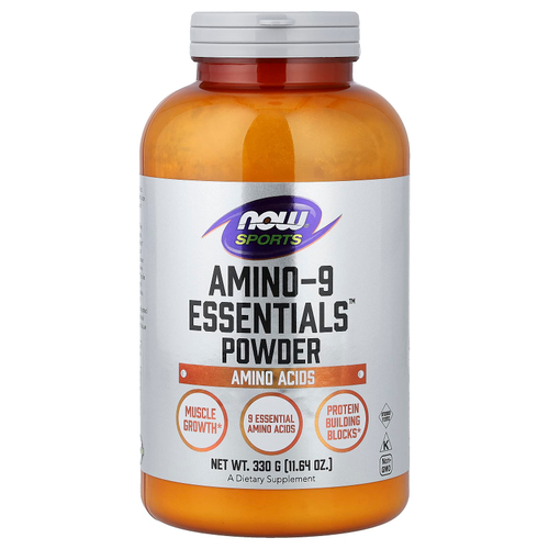 NOW Foods, Sports, Amino-9 Essentials™ в порошке, 330 г (11,64 унции)