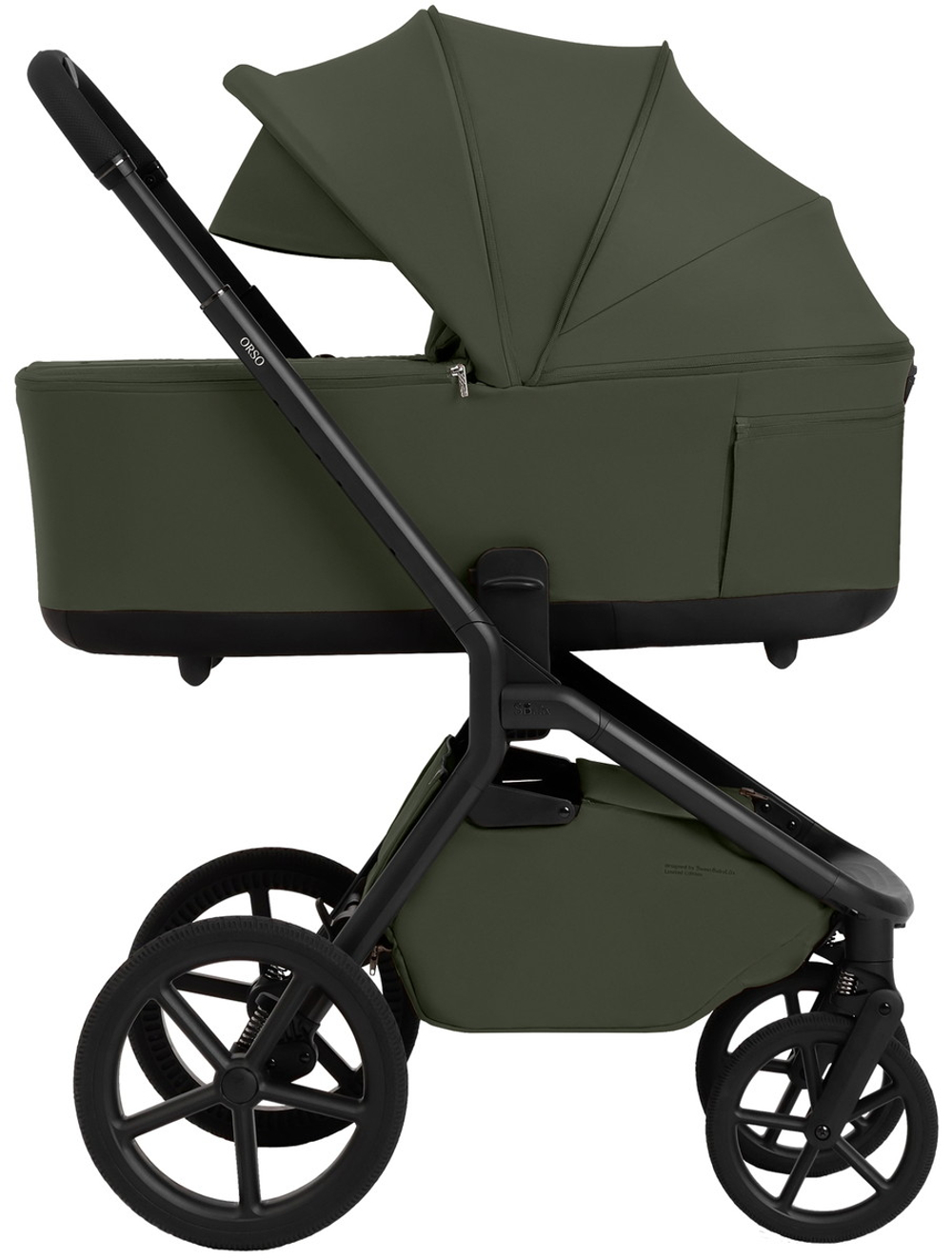 Коляска 3 в 1 Sweet Baby SBL Orso New + автокресло Premier Black New Dark Green