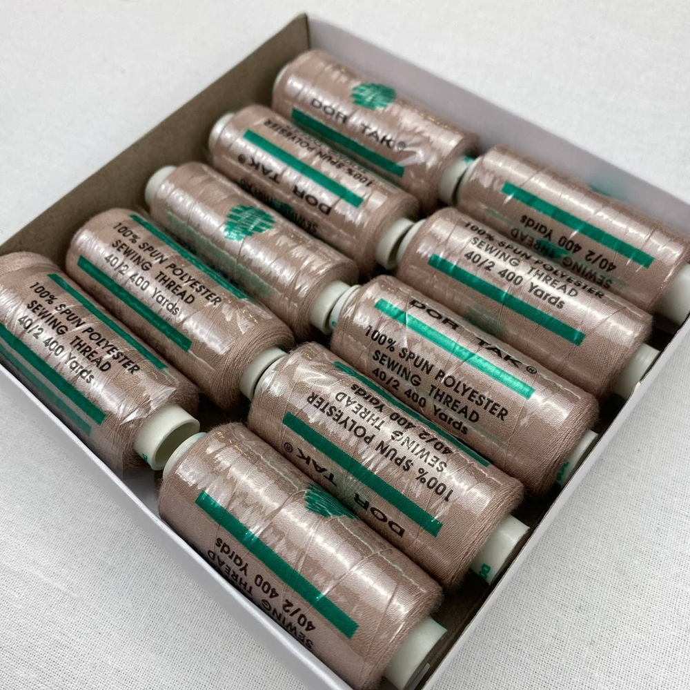 Нитки Dor Tak коричнево-розовые цв.655