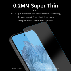 Защитное стекло с прозрачными рамками от Nillkin для Google Pixel 9 и 9 Pro, серия H+Pro Anti-Explosion Glass Screen Protector