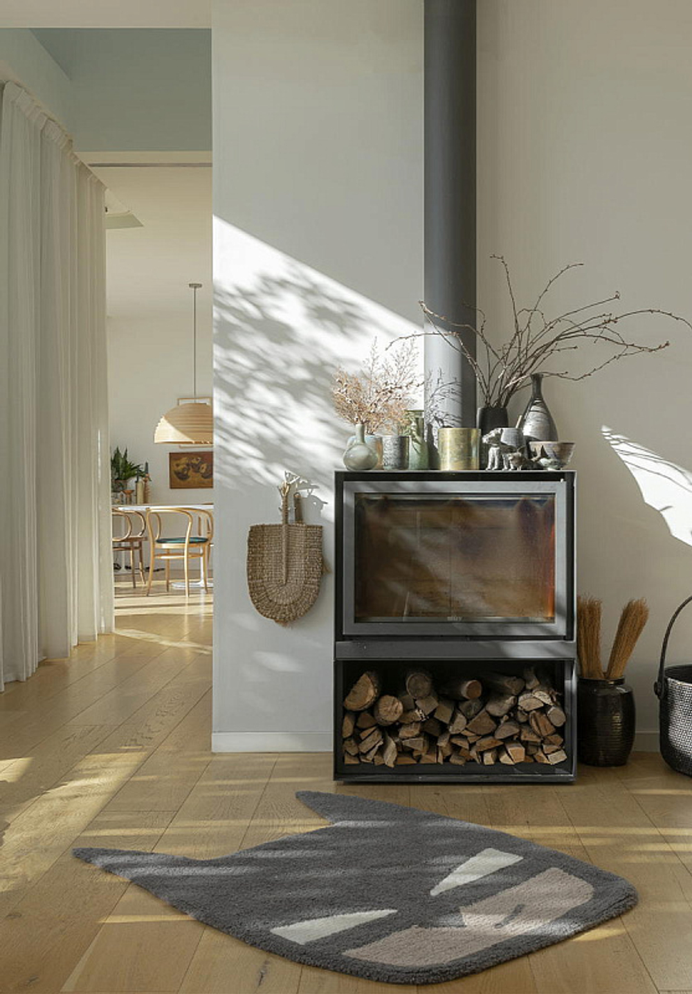 Шерстяной стираемый ковер Lorena Canals BatBoy 120х90 см