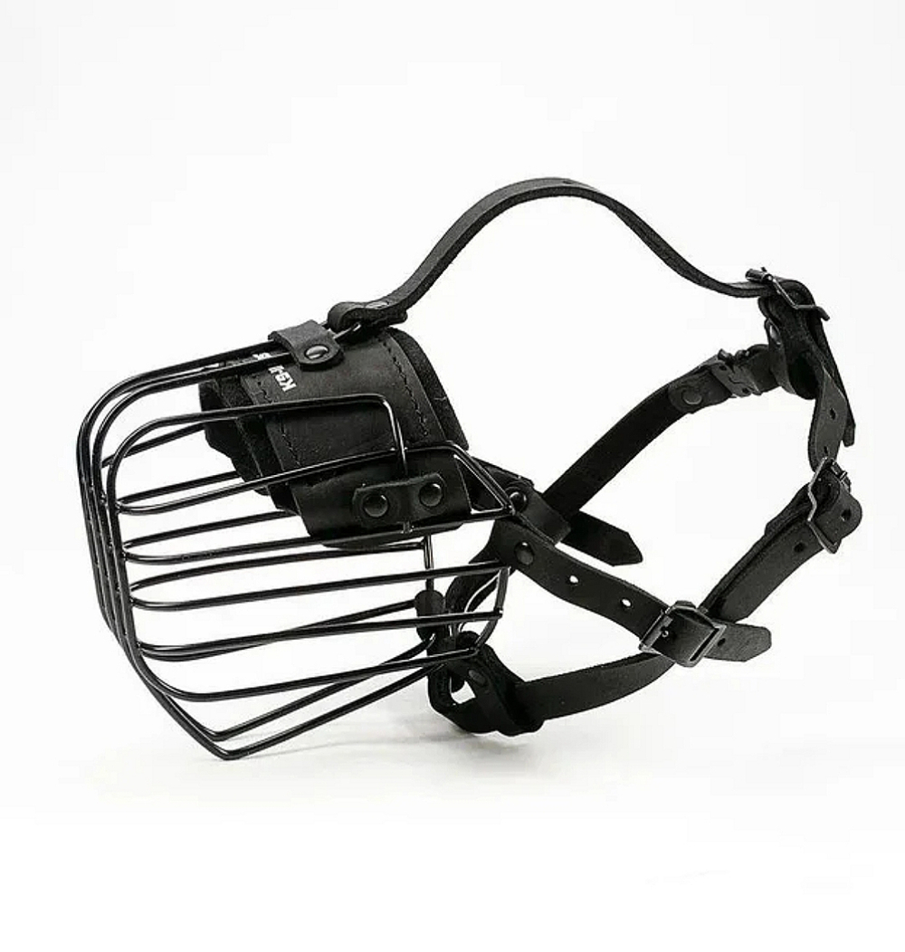 Намордник металлический обливной инавационный 3D K9 INDUSTRIES