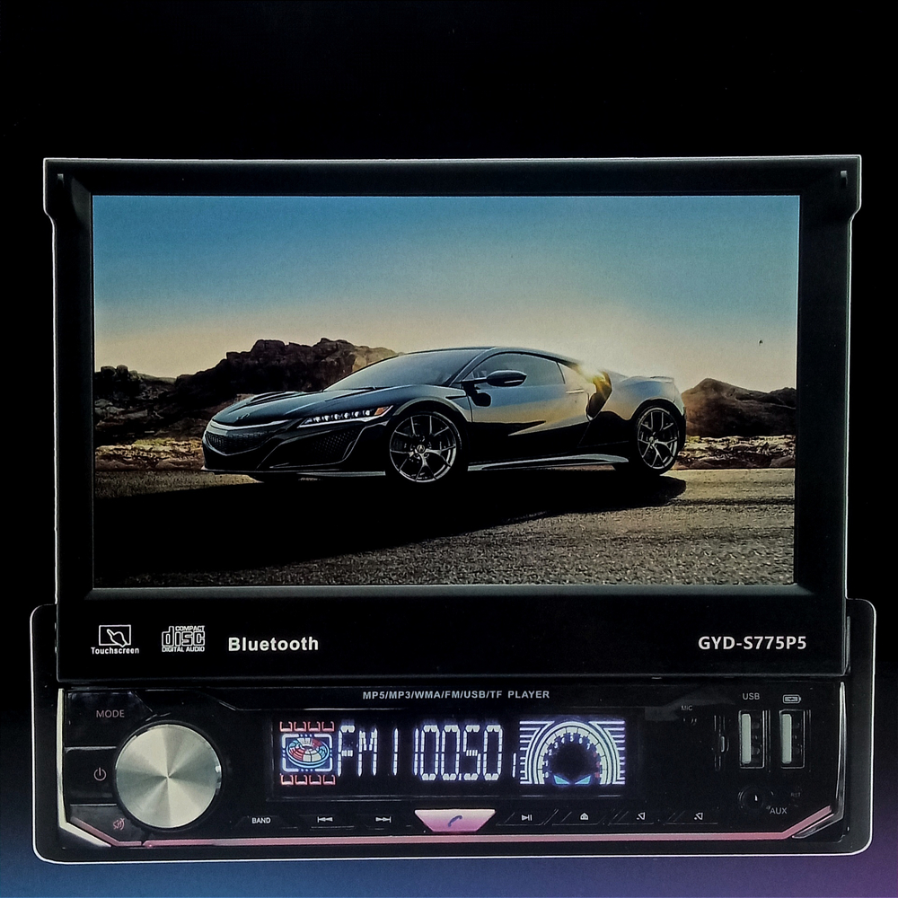 Автомагнитола Multimedia Factory GYD-S775P5 -7" выездной экран