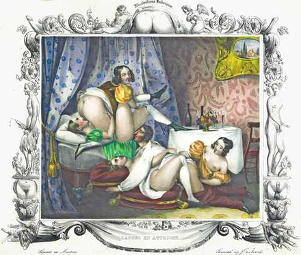 Celestin Nanteuil (1813-1873) - эротическое искусство французского художника