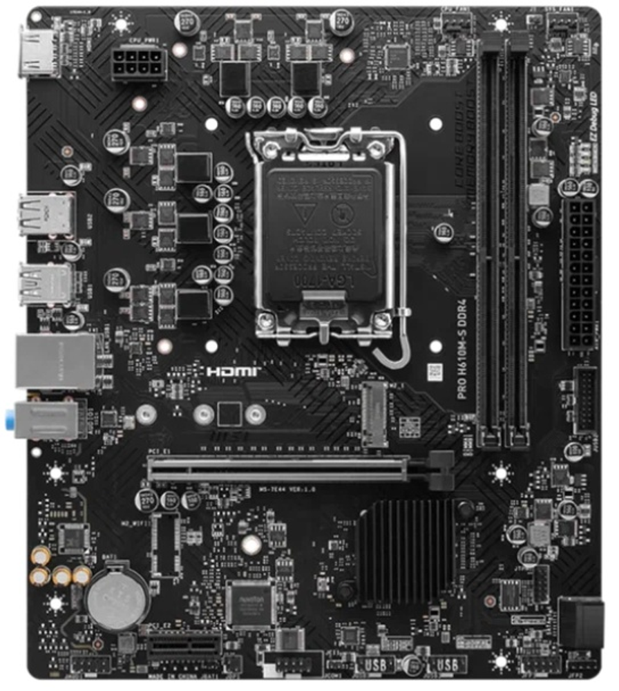 Материнская плата MSI PRO H610M-S