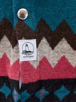 Рубашка Kefirmaykifer оверсайз Этно розовая