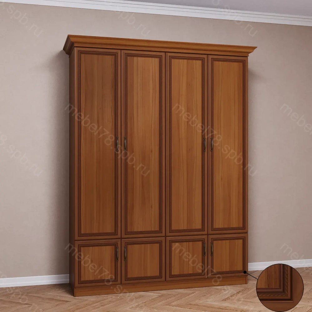 Шкаф распашной с антресолью 4/9