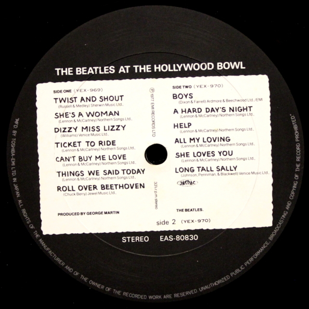 The Beatles / At The Hollywood Bowl (LP)