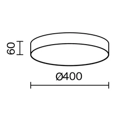 Потолочный светильник Technical C032CL-45W3K-RD-B
