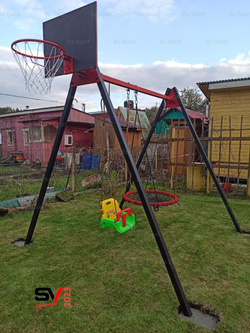 Монтаж уличных качелей Sv Sport