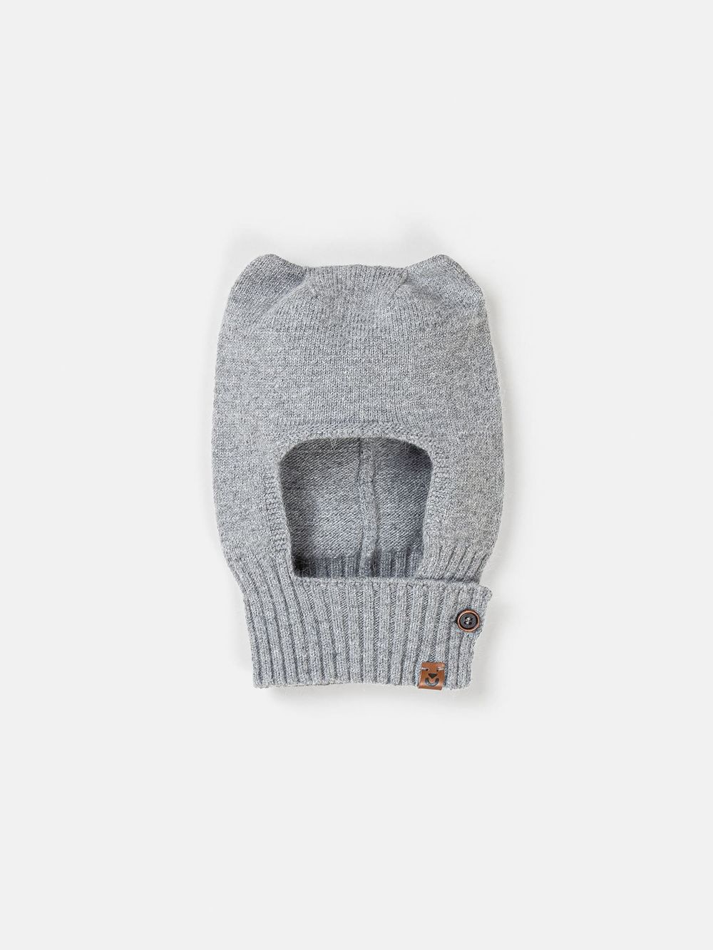 Капор из ангоры "Пепел"