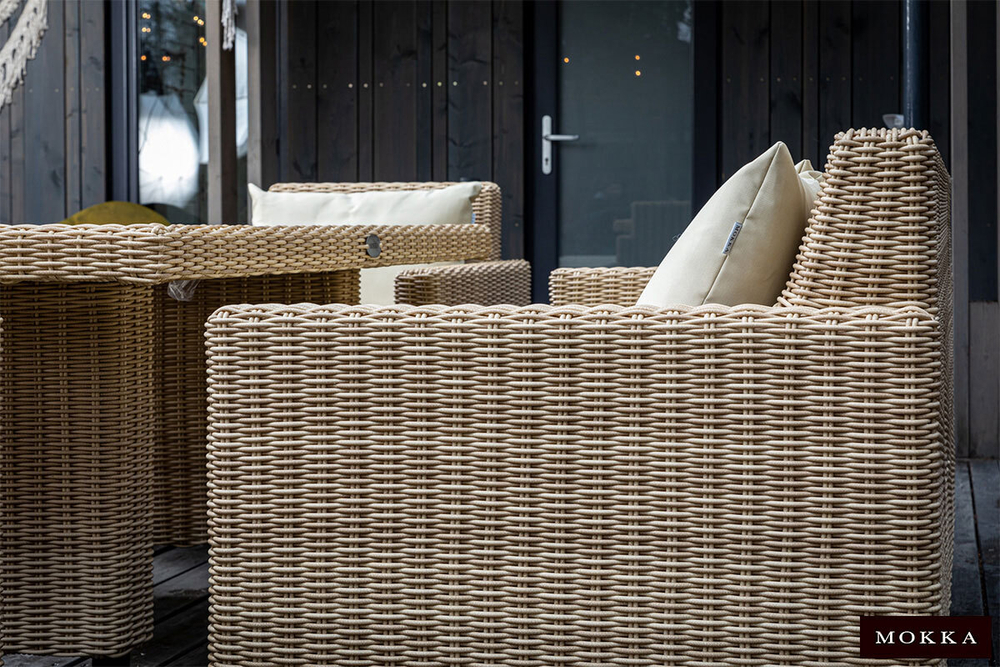 MOKKA BELLA диван 2-х местный, соломенный