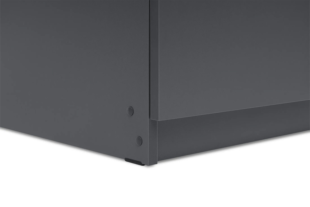 Шкаф распашной с наполнением (3 полки + штанга) ШК 5 (800), Графит