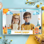 PSD-Шаблон фотокниги "Городок"