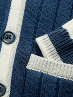 Кардиган для мальчика Next E27-748, Темно-синий, Белый