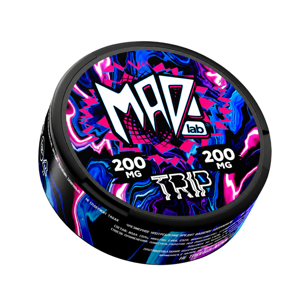 MAD TRIP (200МГ) - ЛИМОН АБСЕНТ МЯТА