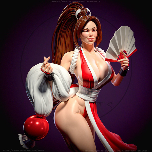 Май Сирануй Король бойцов Фатальная ярость Mai Shiranui King of Fighters Fatal Fury Фигурка