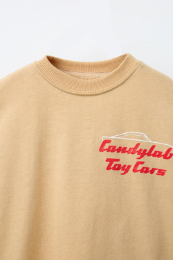 ZARA ФУТБОЛКА С ПРИНТОМ CANDYLAB ©, РЫЖЕВАТО-КОРИЧНЕВЫЙ