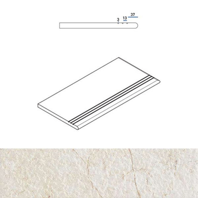 Угловая ступень CONTEMPORA X2 PURE GRADINO ROUND GRIP SX левая (620040000045)