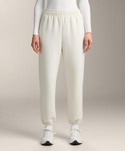 OYSHO Брюки-джоггеры из модала с начесом, экрю