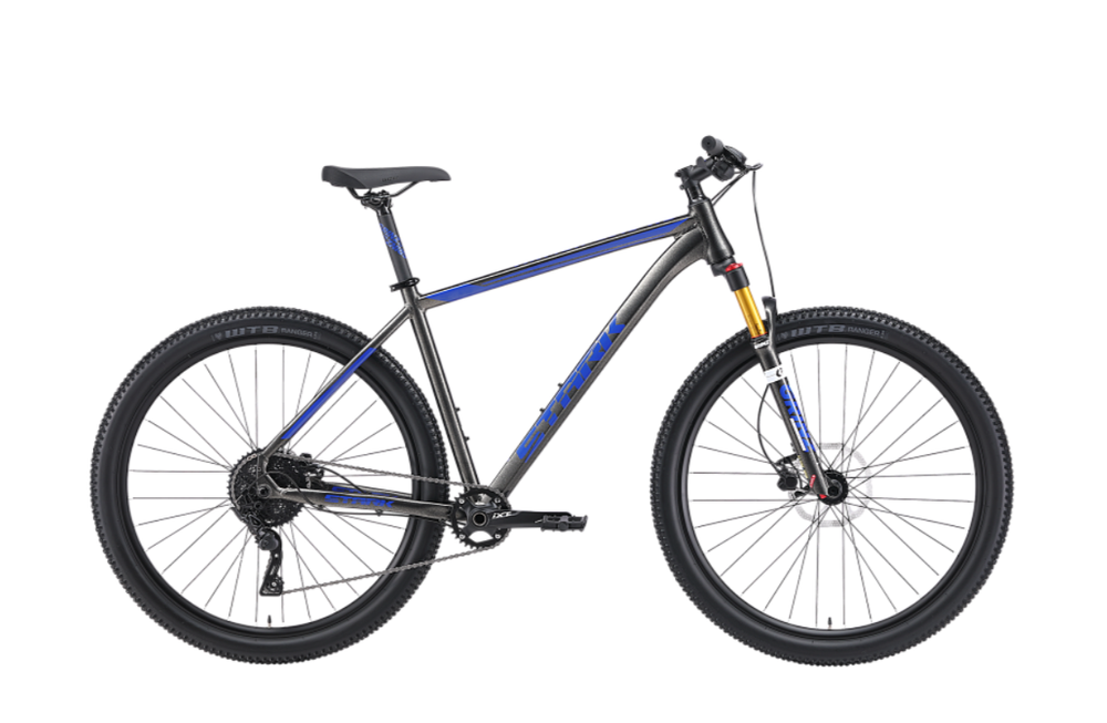 Велосипед 29" Stark'24 Armer 29.5 HD р.18" антрацитовый матовый синий