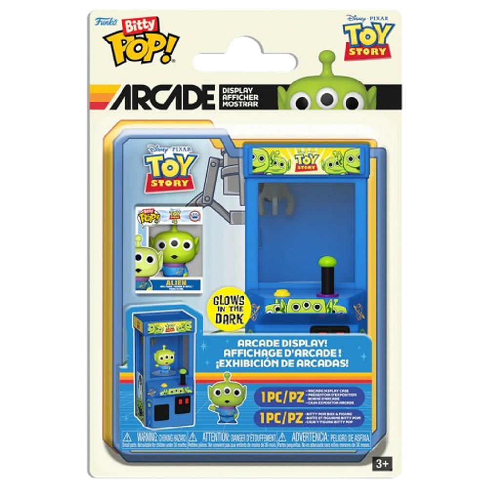 Фигурка Funko Bitty POP! Arcade Disney Toy Story Alien (светится в темноте)