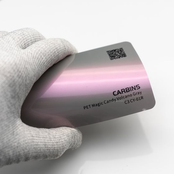 Веер образцов виниловой цветной пленки Carbins